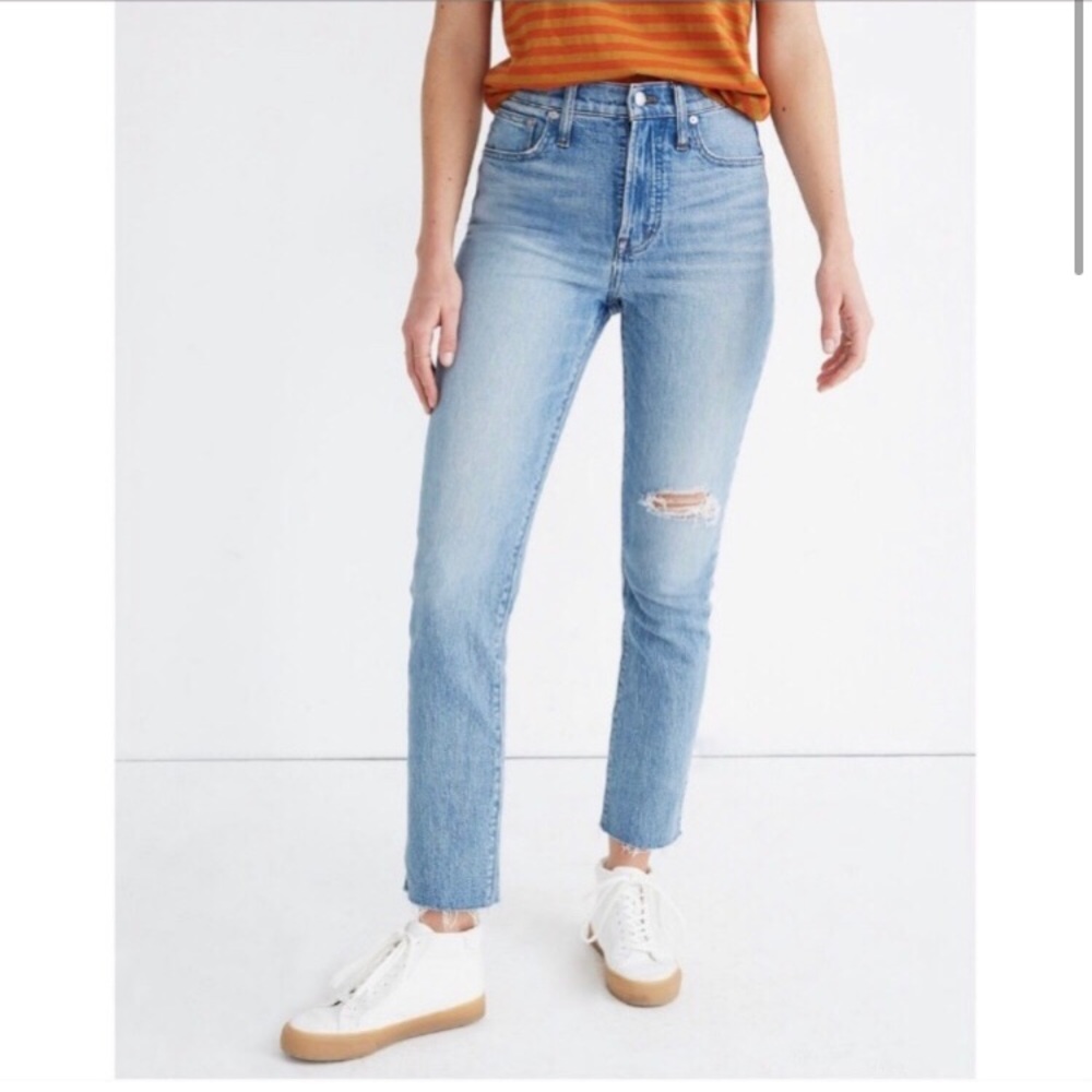 Madewell the perfect vintage crop Jean